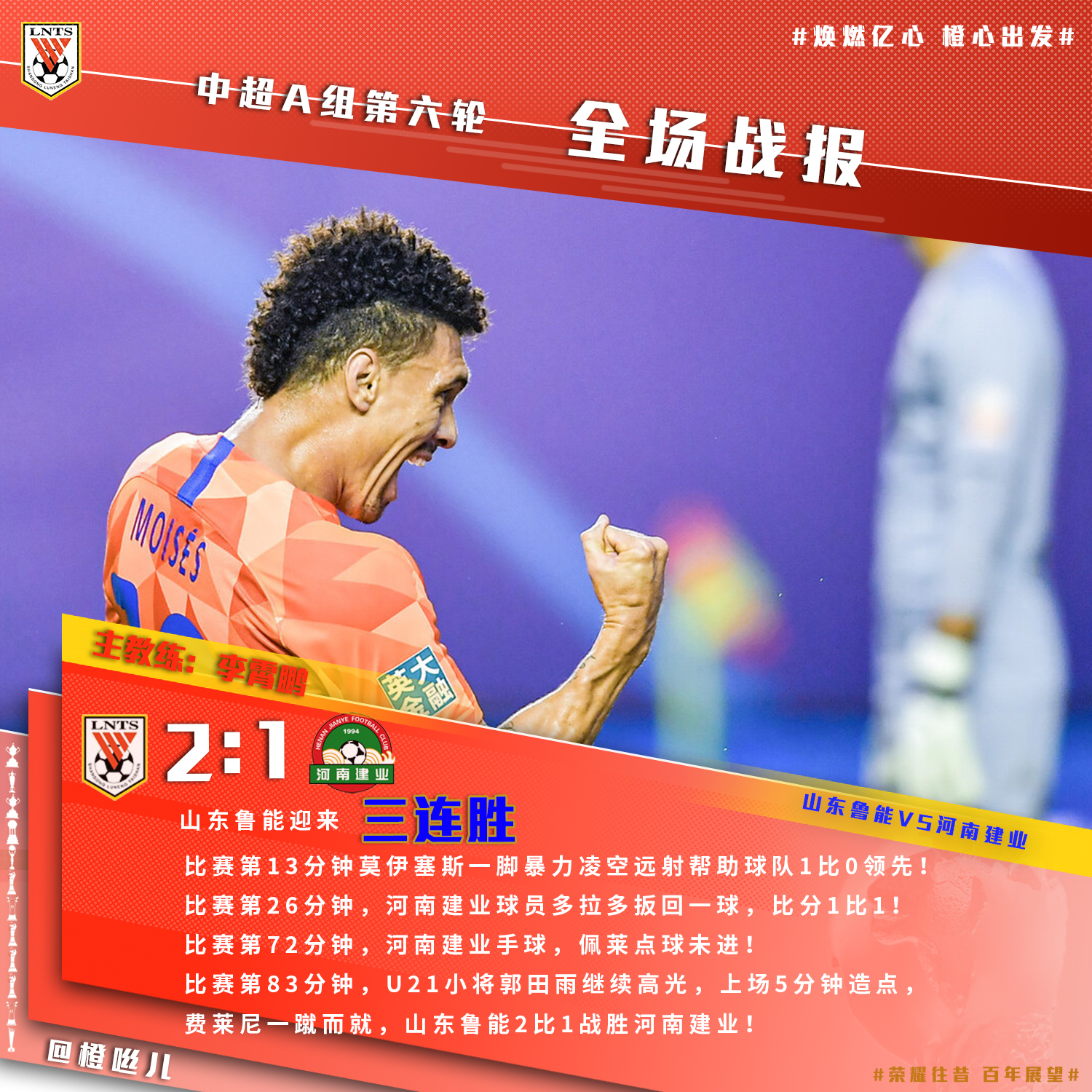 包含山东鲁能实力雄厚，稳定在积分榜前列的词条